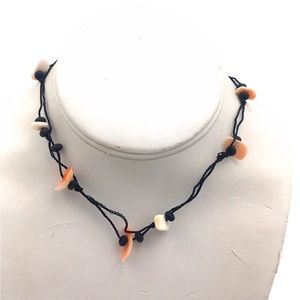 Hand Carved Animal Bone Choker Necklace